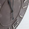 thumbnail image 3 of Mercana Devonshire II 42" Brown Wood Round Oversize Industrial Wall Clock, 3 of 4