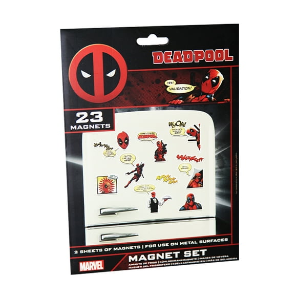 Deadpool Fridge Magnet Set (Pack of 23)