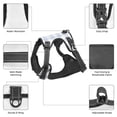 thumbnail image 6 of Fotbe Blue Checkboard Pattern Dog Harness, No-Pull Pet Harness with 2 Leash Clips, Adjustable Soft Padded Dog Vest with Easy Control Handle for Large Dogs-X-Large, 6 of 6