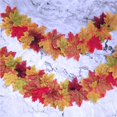 thumbnail image 2 of Naiovety 100 hojas artificiales de otoño, hojas de arce, colores mezclados de otoño, hojas de otoño falsas para para bodas, festivales, Kits de decoración para fiestas Naiovety HA037889-00, 2 of 6
