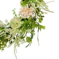 thumbnail image 4 of Northlight Hydrangea and Fern Spring Floral Berry Artificial Wreath - 28" - Pink, 4 of 9