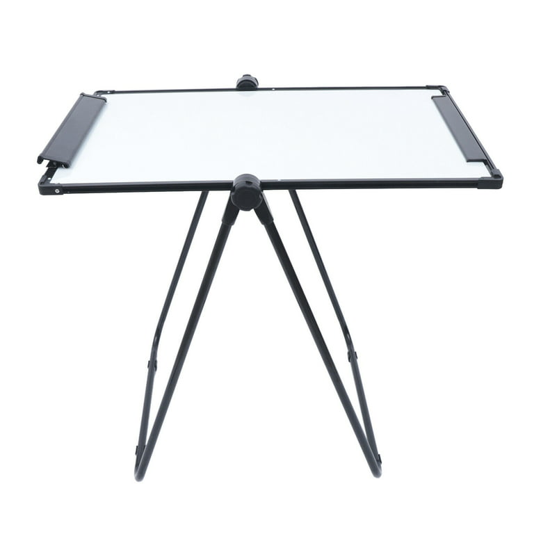Tfcfl 23.6*35.4inch White Board Double Sided Whiteboard Height Angle Adjustable Portable Standing Easel Board, Size: 23.6 x 68.9