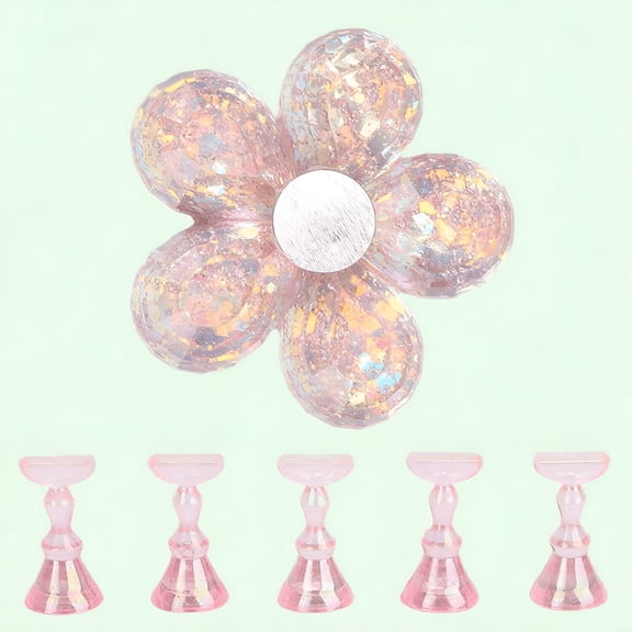 ACDANC Magnetic Nail Painting Stand with Base, Practical Nail Stand for Beginners at Home