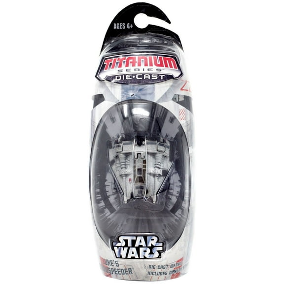 Star Wars Titanium Series 2007 Luke's Snowspeeder Diecast Vehicle
