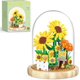 thumbnail image 1 of Sunflower Flower Bouquet Building Toy Mini Bricks Flowers Set Adult Botanical Collection Friends Set DIY Plants Bonsai, 1 of 4