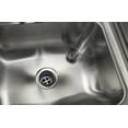 thumbnail image 2 of 17 X 15 Wall Mounted Hand Sink with Gooseneck Faucet and Side Splash, 2 of 9