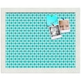 thumbnail image 2 of PinPix ArtToFrames 13x10 Custom Cork Bulletin Board    Poster Board Has a Fabric Style Canvas Finish, Framed in Satin White Frame (PinPix-234), 2 of 5