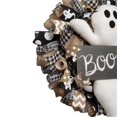 thumbnail image 2 of ITFABS Artificial Halloween Wreath, Cartoon Ghost Doll Wreath for Front Door, 2 of 5