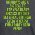 thumbnail image 3 of CafePress - Birthdays Are A Big Deal To Leap Year Babies T Shirt - Womens Tri-blend T-Shirt, 3 of 4
