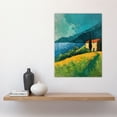 thumbnail image 4 of Farmhouse Lake District Oil Painting Summer Calm Living Room Large Wall Art Poster Print Thick Paper 18X24 Inch, 4 of 5