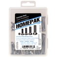 thumbnail image 1 of Homepak 5021889 Phillips Oval Head Stainless Steel Machine Screw Kit, Assorted, 1 of 3