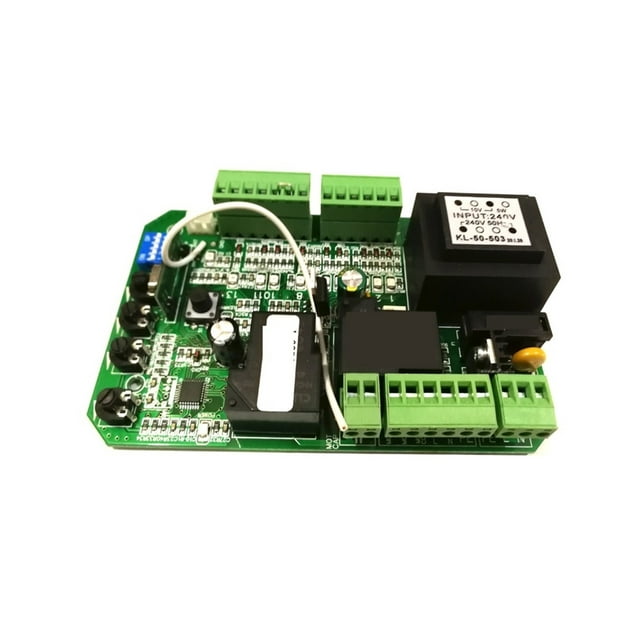 Version Universelle Ouvreur de Moteur de Portail Coulissant Carte Mère Carte de Remplacement Circuit Imprimé 433.92Mhz Code Roulant Télécommande, Libérez Vos Mains