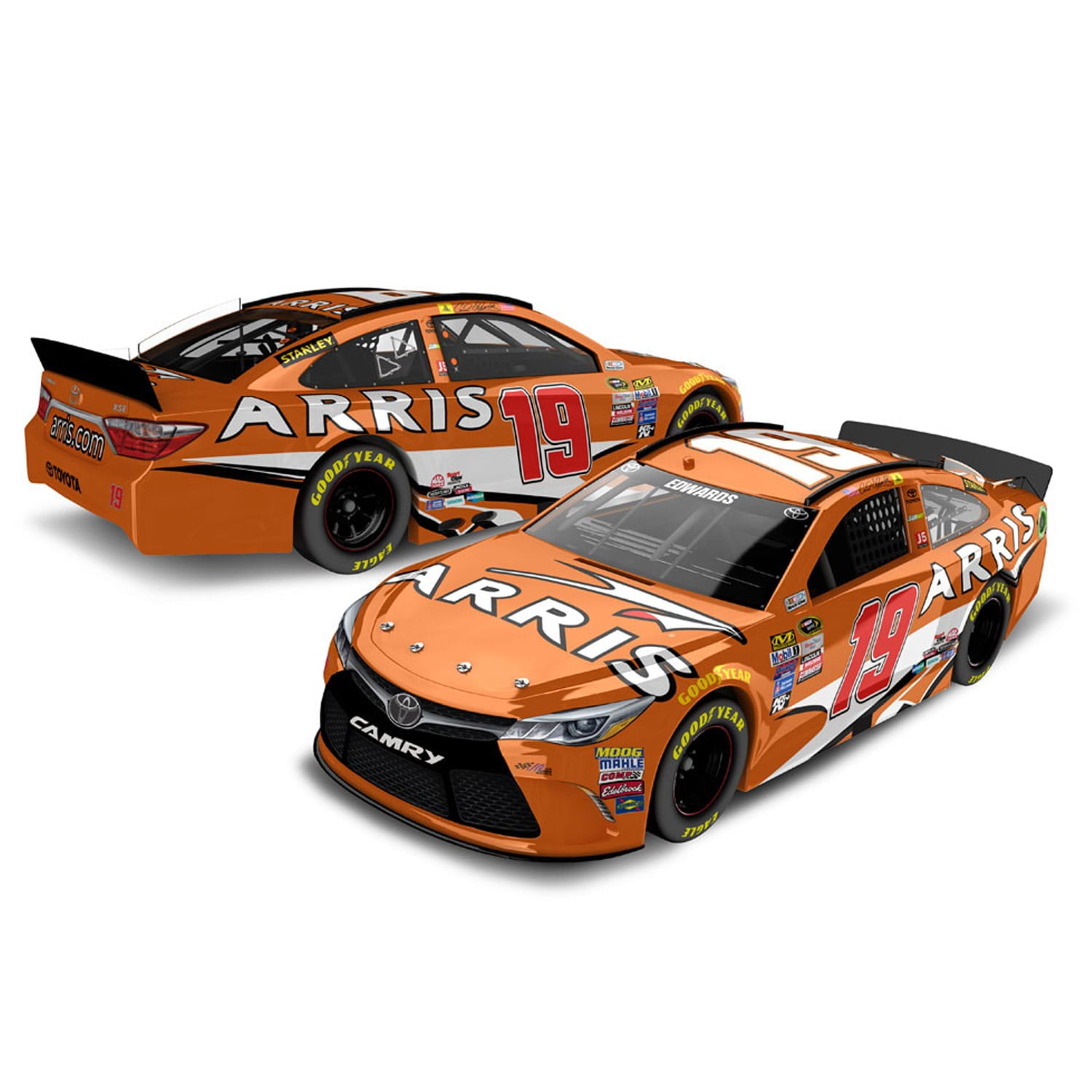 Action Racing Collectables Carl Edwards Action Racing 2016 19 Arris 1 24 Nascar Sprint Cup Series Platinum Die Cast Toyota Camry Walmart Com Walmart Com