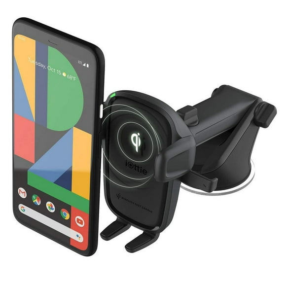 iOttie Easy One Touch 2 Wireless Charging Dash & Windshield Phone Mount - Black
