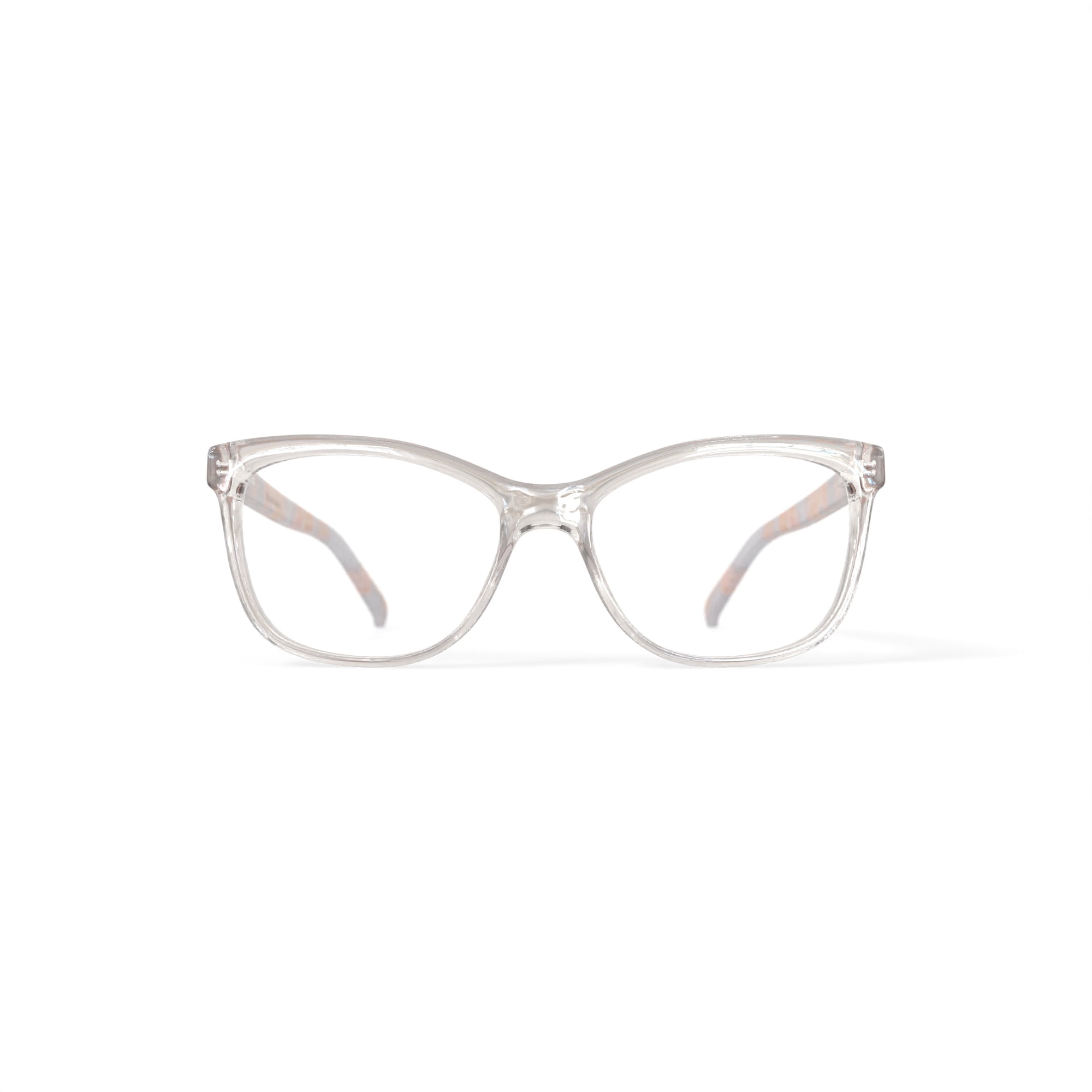 Elizabeth Arden Women's EA1202 Square Prescription Eyeglasses with Case, Beige