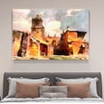 thumbnail image 4 of Póster de lienzo de una iglesia antigua, decoración de dormitorio, paisaje deportivo, decoración de oficina, regalo, estilo marco, 12 x 18 pulgadas (30 x 45 cm), 4 of 8
