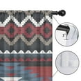 thumbnail image 4 of Blackout Kids Curtains,Colorful Geometric Triangle Chevron Pattern Childrens Insulated Curtains Set Of 2,Bedroom Essentials,Toddler Room Decor 52x84in(132x213cm), 4 of 5
