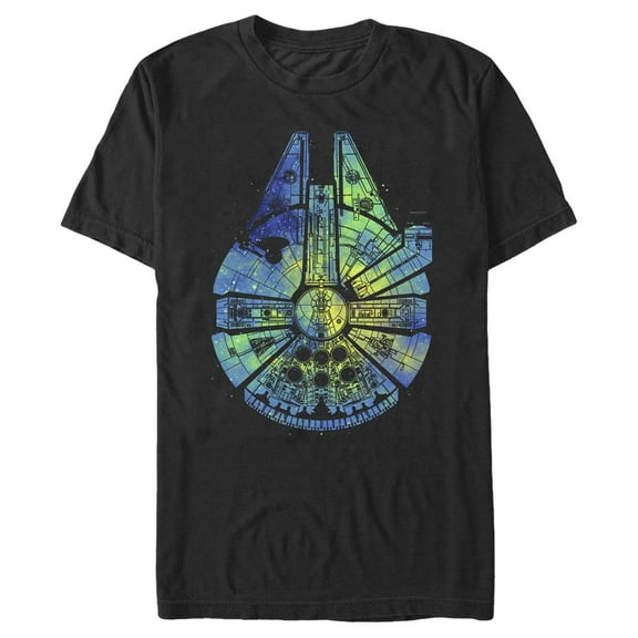 Men's Star Wars: A New Hope Watercolor Millennium Falcon Graphic T-Shirt