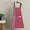 Red, variant on PONPRNGY Summer Canvas Apron Breathable Workwear Adult Fashion
