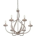 thumbnail image 5 of Quoizel SER5006IF Serenity 6-Light Chandelier in Italian Fresco, 5 of 5