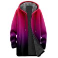 thumbnail image 5 of Womens Zip Up Long Hoodie Jacket Lightweight Tunic Sweatshirt Open Front Cardigan, 5 of 5