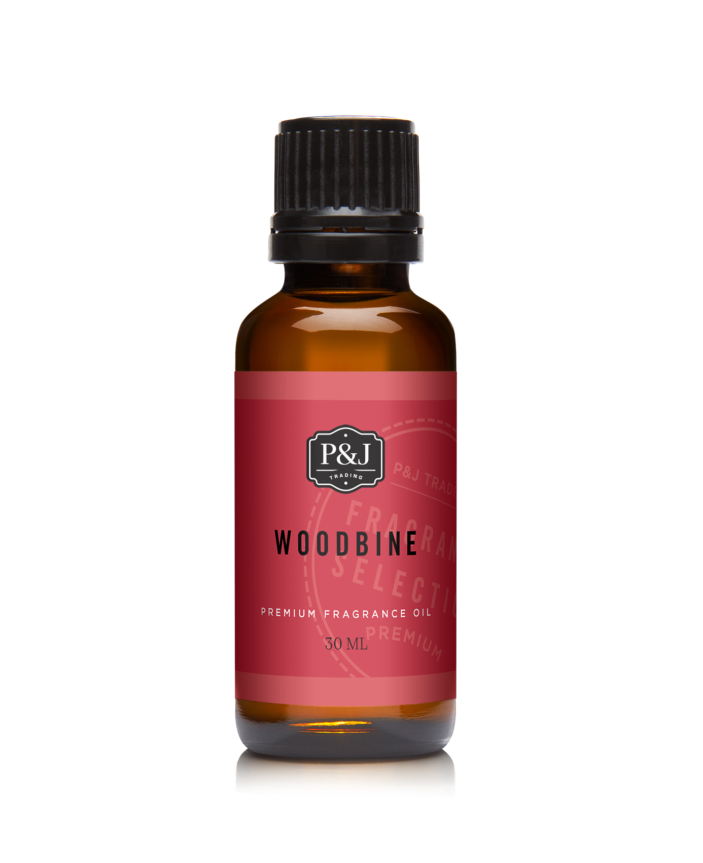 P&J Woodbine Premium Fragrance Oil for Candle Making & Soap Making,  Lotions, Haircare, Perfume, Diffuser Oils Scents - 30ml 