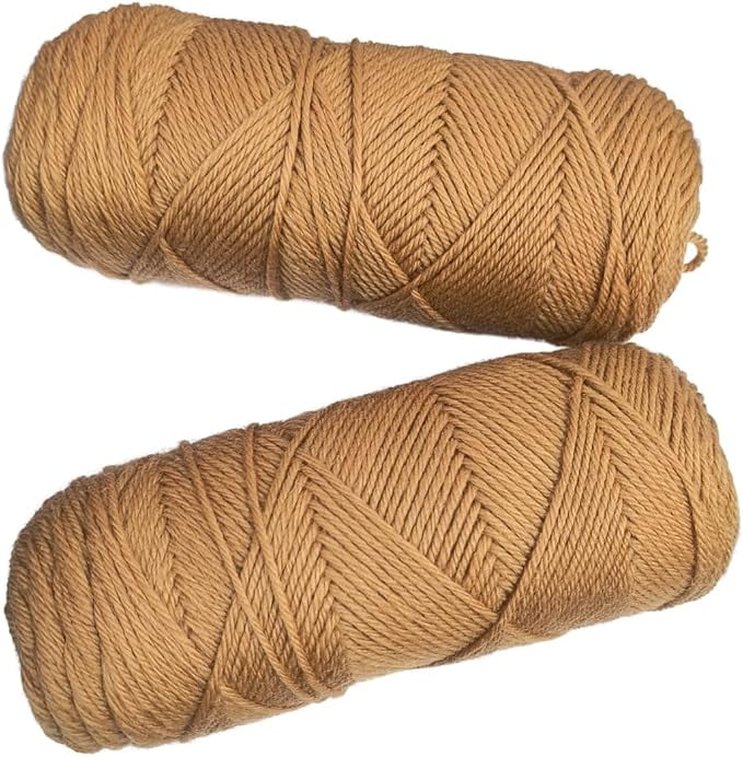 Knnitsilk 100% Merino Wool Yarn-Bronze| 200+ Yards| 100gx5 Count |500 Grams |Friendly Handcrafted Material for Knitting, Crochet, and & Weaving