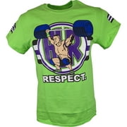 John Cena Cenation Respect Green Mens Costume Hat T-shirt Wristbands M