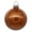 Copper, variant on Vickerman 3" Clear Ball Christmas Ornament with Silver Glitter Interior, 12 Pieces per bag