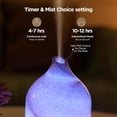 Hand Light Diffuser Essential Oil Diffuser Hand Blown Glass Aromatherapy Diffuser ...