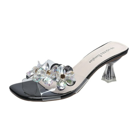 

LUOGENLI Female Toddler Sandals Size 10C Summer Fashion Women‘S Breathable Lace up Shoes Rhinestone High Heels Casual Sandals Women S Sandals Comfortable Cute