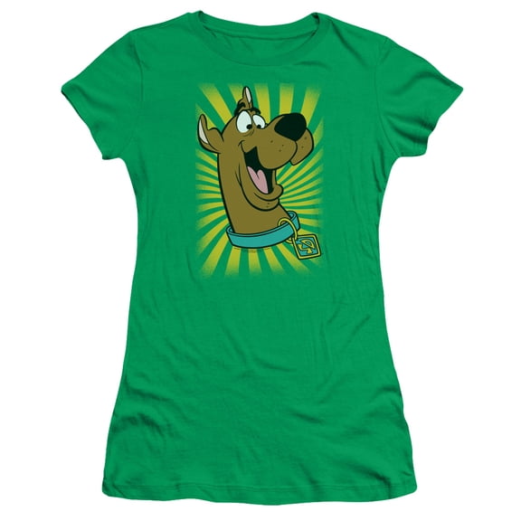 Scooby Doo T Shirt Junior Women's T-Shirt Sheer Kelly Green