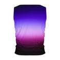thumbnail image 4 of GA WEIHUA Women Gradient Color Tank Tops 2025 Summer Sleeveless Racerback Shirts High Neck Basic Colorful Camis Slim Fit Going Out Outfits(Purple,S)Clearance Deals, 4 of 4