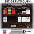 thumbnail image 2 of Detroit Iron OEM 1957-1959 Plymouth Shop Manuals, Sales Literature & Parts Book Kit on USB, 2 of 2