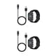 thumbnail image 3 of Inteprter Cable de carga para reloj inteligente, cable de carga para reloj de con reemplazo de conector USB para solar LS01 negro 2piezas, 3 of 5