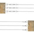 thumbnail image 4 of CNKOO String Light Hanging Kit Garden Wire Kit PVC Coated 304 Stainless Steel Cable Rope Garden Wire Cable Railing Wire Fence Roll Kits Heavy Duty 15m, 4 of 9
