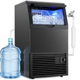 thumbnail image 2 of Snowyermine Residential/Commercial Ice Maker, 150 lbs/24H, 33 lb Storage Bin, Dual Water Inlet, Built-In or Freestanding Under Counter Ice Machine, Self-Cleaning for Restaurant, Bar, Cafe & Home, 2 of 14