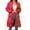 Red, variant on Fesfesfes Cardigan for Women New Long Sleeved Sweater Knitted Cardigan Coat Medium Long Coat Under $10