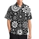 thumbnail image 3 of Blusas estampadas con flores coloridas y estampado completo para hombres, ropa para vacaciones en la playa, camisetas de manga corta con estampado floral brillante en 3D, 3 of 5