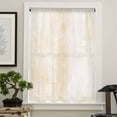 thumbnail image 4 of Beige Semi Sheer Curtains Drapes for Living Room,Bedroom,French Doors Window 72 Inches Long,Retro Oil Painting Modern Abstract Art Aesthetics Rod Pocket Chiffon Curtain Drapery Voile Draperies Panel, 4 of 6