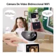thumbnail image 2 of 1080p Videollamada Inalámbrica Bidireccional Cámara De Seguridad Interior Dytimeem SH053 Color Blanc Visión 355 °Con Ptz, 2mp Seguimiento De Movimiento Alarma Inteligente Pantalla Ips De 2,8 Pulgadas, 2 of 8