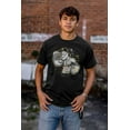 thumbnail image 5 of Urban Popeye Bling Paint Splatter Men's Graphic T Shirt Tees Brisco Brands S, 5 of 6