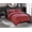 Burgundy, variant on Soft and Cozy Solid Duvet Cover with MaSerieshing Sham, Button Closure & Corner Ties, 2-Piece Set, Twin/Twin XL, Navy Blue