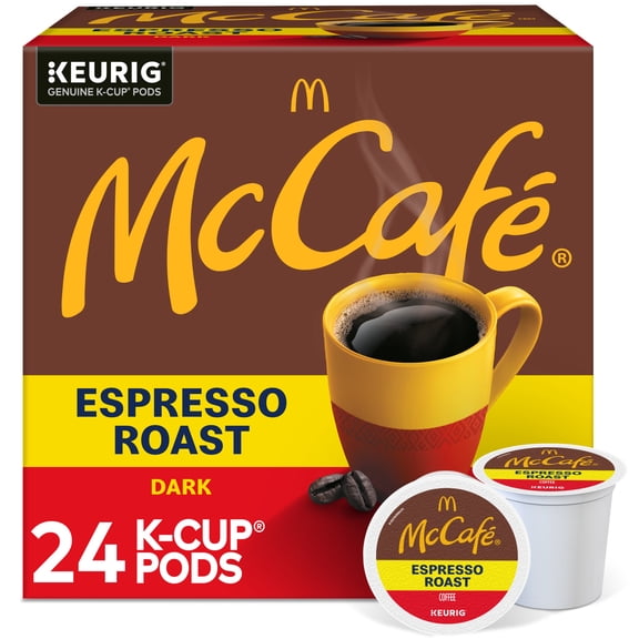 McCafe, Espresso Roast Coffee K-Cup Coffee Pods, 24 Count