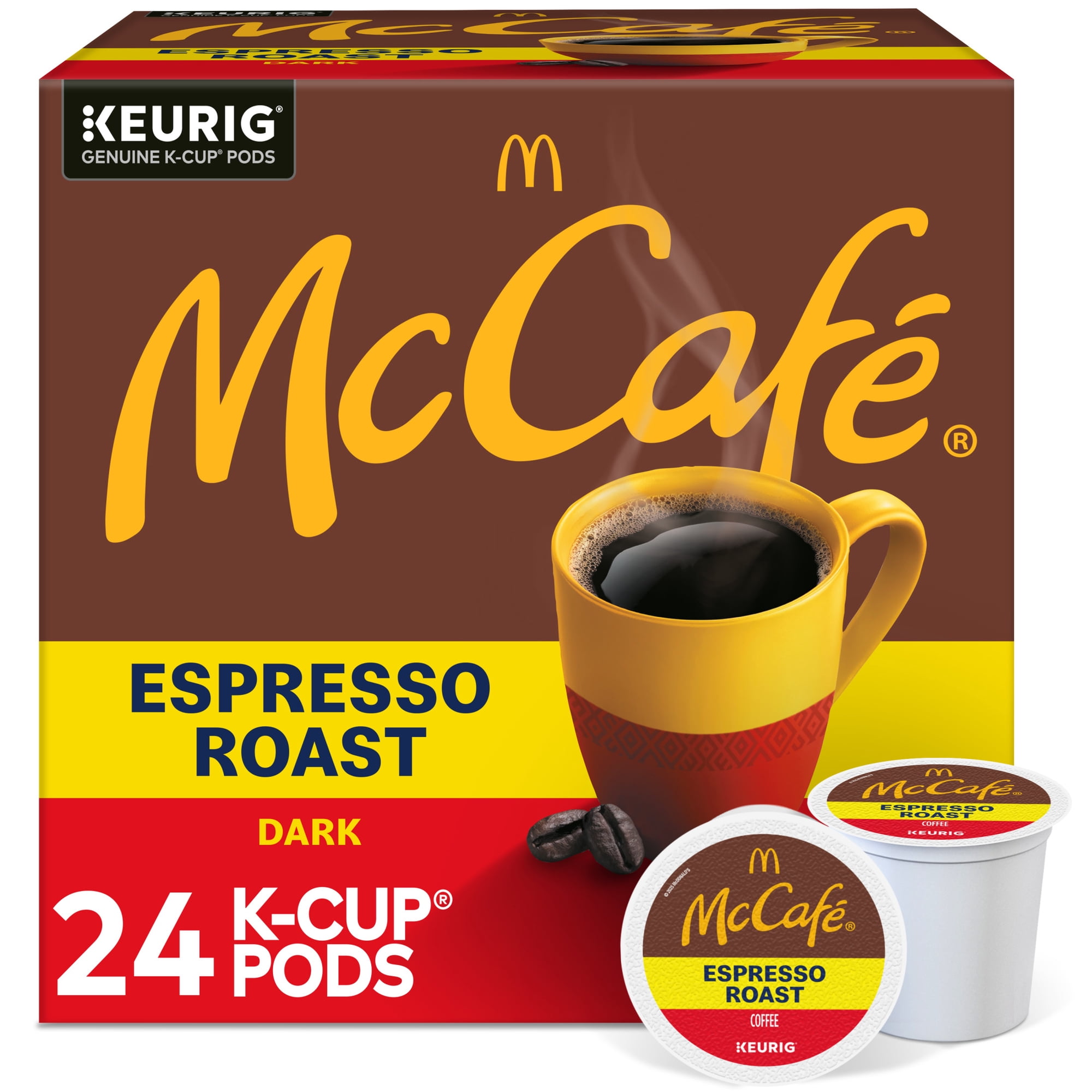 McCafe, Espresso Roast Coffee K-Cup Coffee Pods, 24 Count