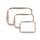 thumbnail image 1 of EeaseMX Bolsa de maquillaje de PVC de 3 piezas, transparente, impermeable, organizador de viaje, portátil, para el hogar, viajes, café., 1 of 7
