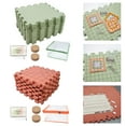 thumbnail image 2 of 9Pcs Crochet Blocking Board For Granny Squares Crafting 32x32cm Knitting Blocking Foam Mat with 100Pcs 38mm T Pin, 2 of 9