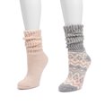 thumbnail image 2 of MUK LUKS Women's 2 Pair Pack Slouch Heat Retainer Socks, 2 of 3