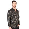 thumbnail image 3 of El General Black Casual Long-Sleeve Shirt 44574, 3 of 7