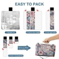 thumbnail image 4 of Awypu Floral Design Vintage Happy Mother's Day Square Outdoor Picnic Blanket 58.3x58.3in, 4 of 6